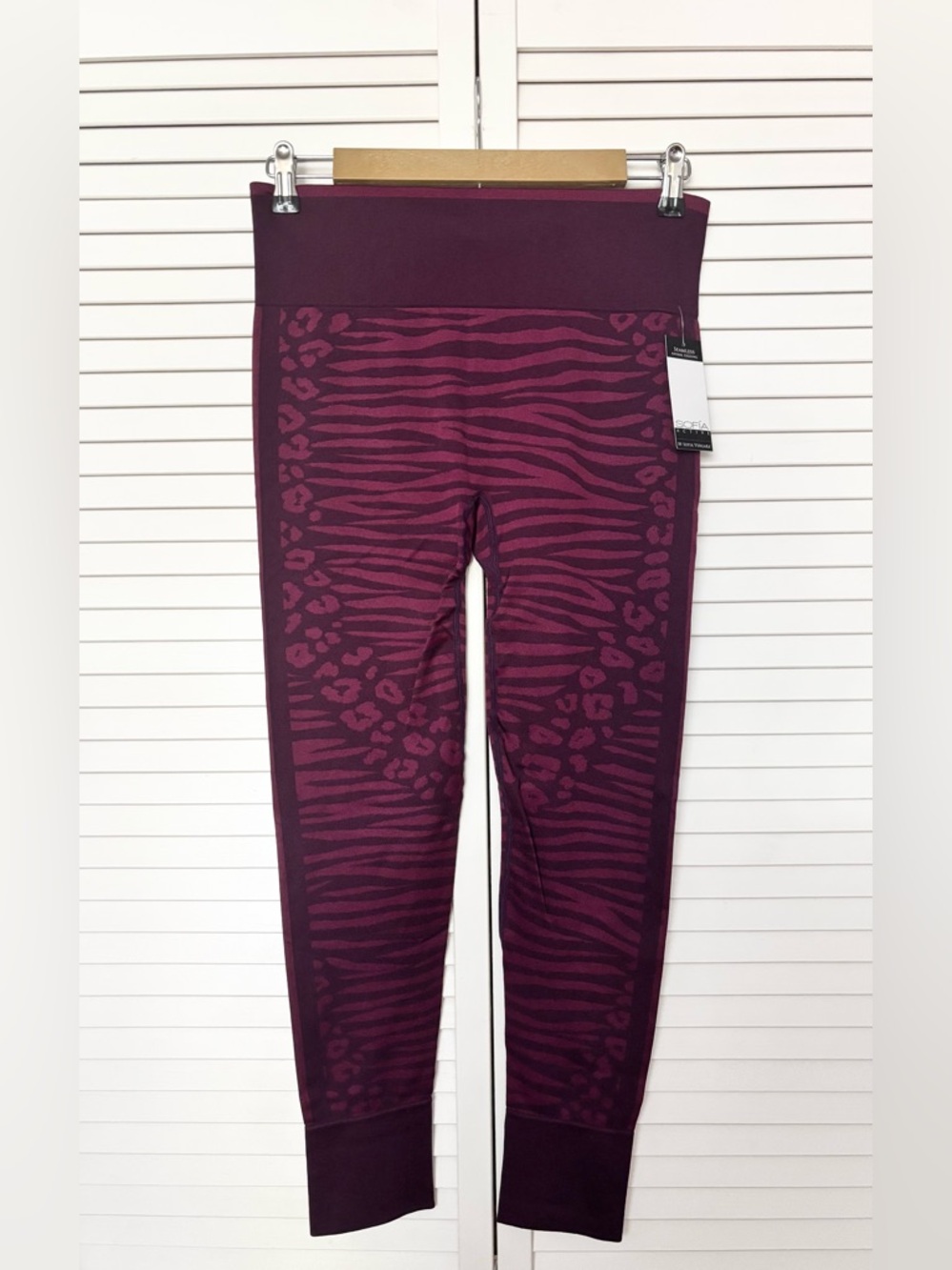 🔥Sofia Active by Sofia Vergara Women’s Animal-Print Leggings, Size: L & XL, NWT